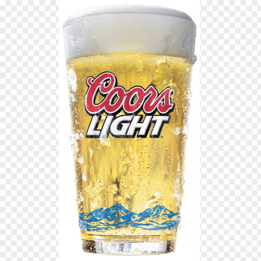 Beer Coors Light Brewing Company Lager Pint Glass PNG
