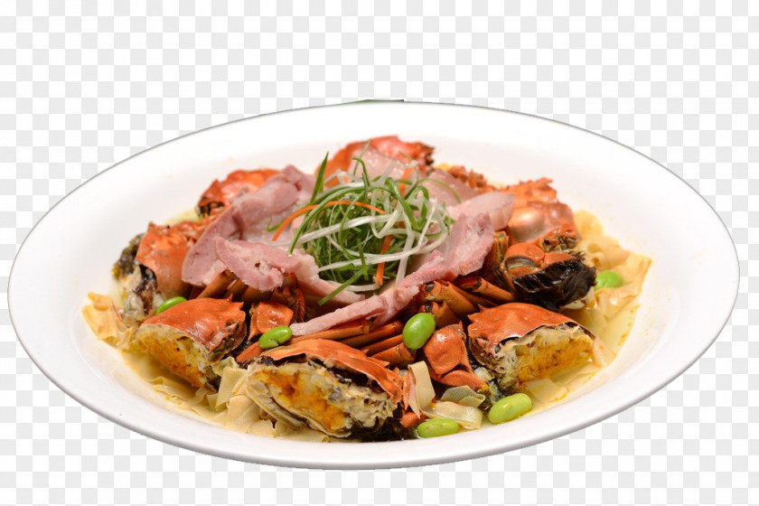 Crabs Yangcheng Lake Crab Asian Cuisine Pasta Recipe PNG