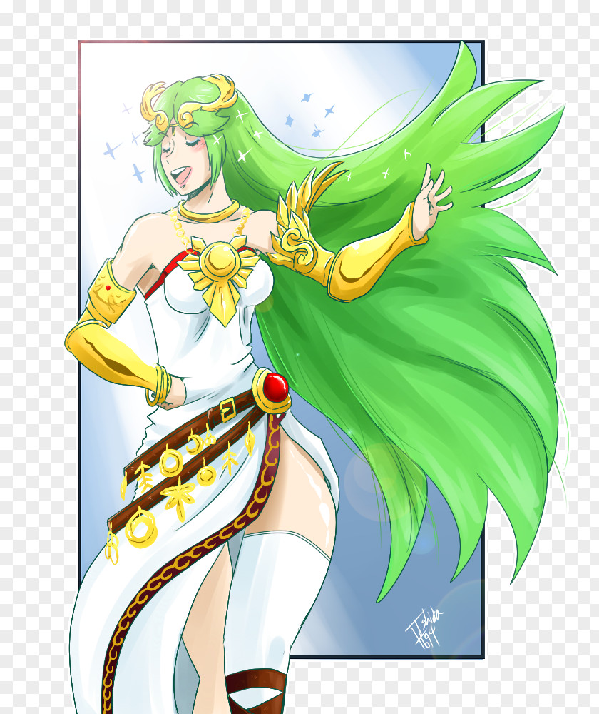 Dakimakura Kid Icarus Palutena Digital Art PNG