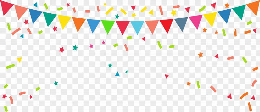 Rave Party Flag Bunting Banner Clip Art PNG