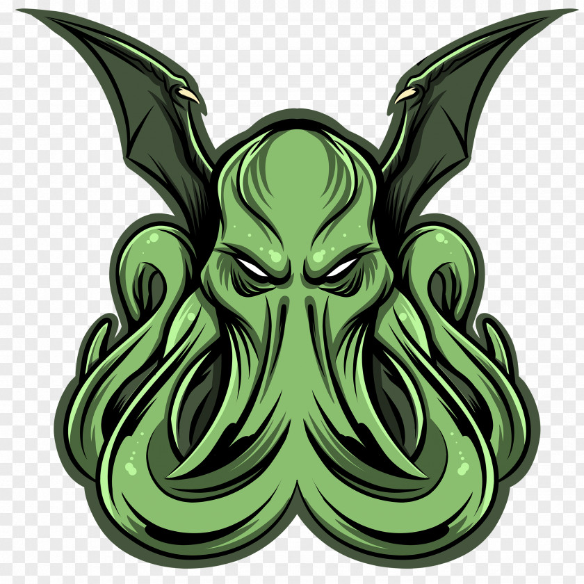 The Call Of Cthulhu Illustration Vector Graphics PNG
