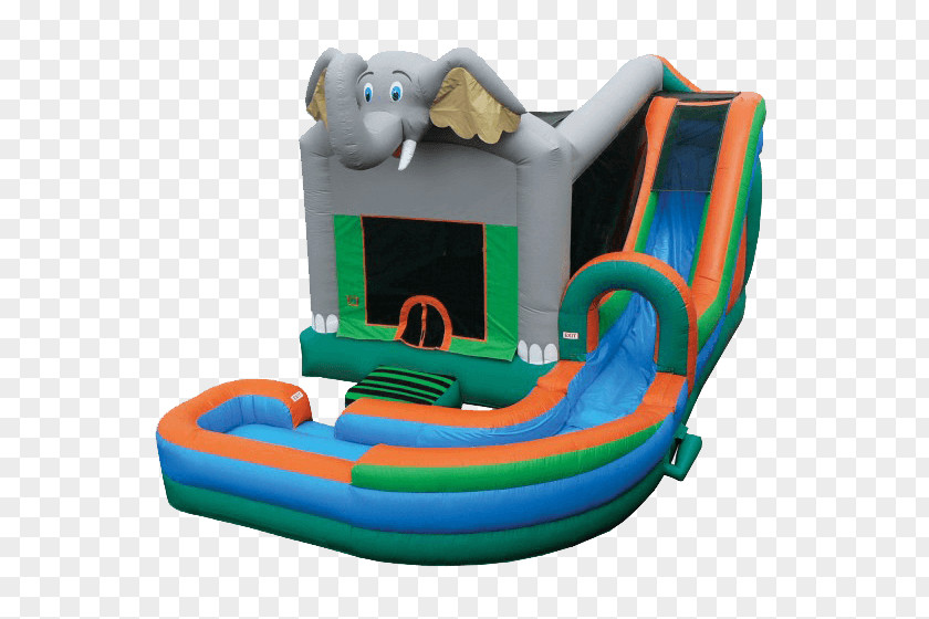 Water Inflatable Bouncers Slide Playground PNG