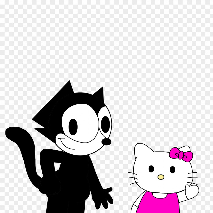 Easy Kitty Kitten Whiskers Felix The Cat Hello PNG