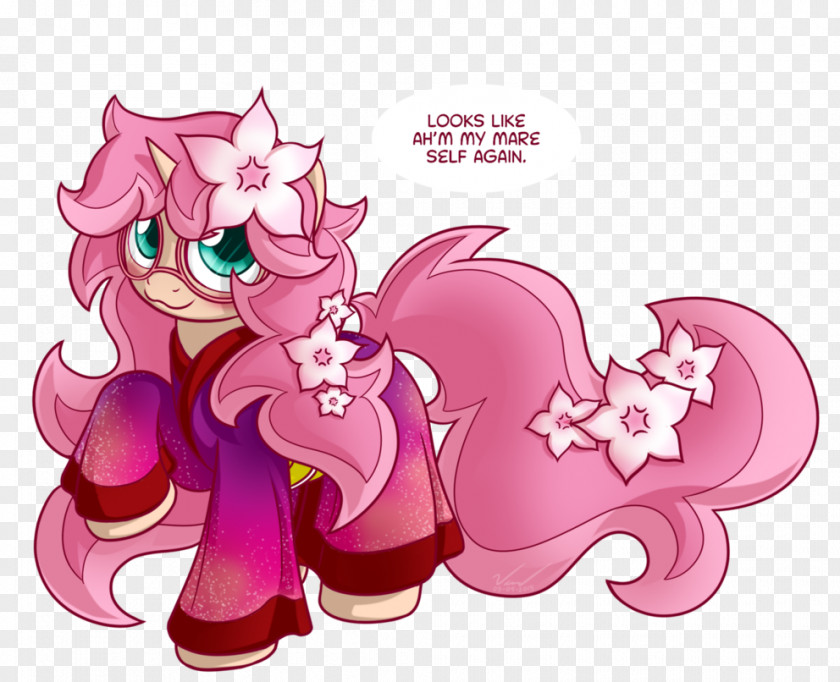 Horse Pony Equestria Cherry Blossom PNG