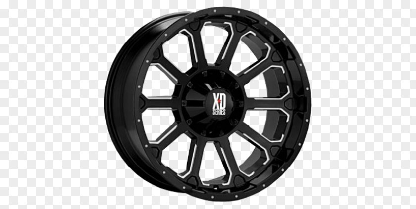New Glossy Black Car Alloy Wheel Tire Rim PNG