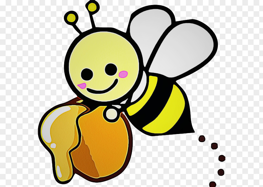 Happy Bumblebee PNG