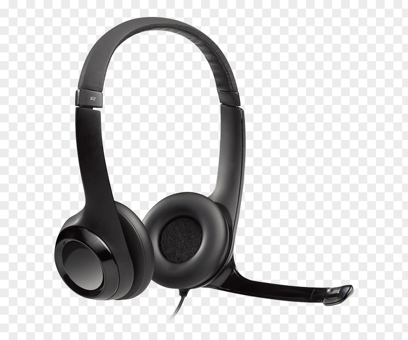 Microphone Noise-canceling Digital Audio Headset Logitech PNG