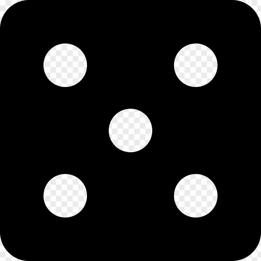 White Dice Circle Point Rectangle PNG
