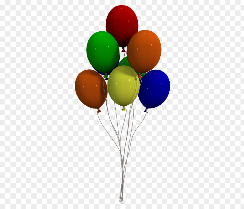 Balloon Birthday Party Clip Art PNG