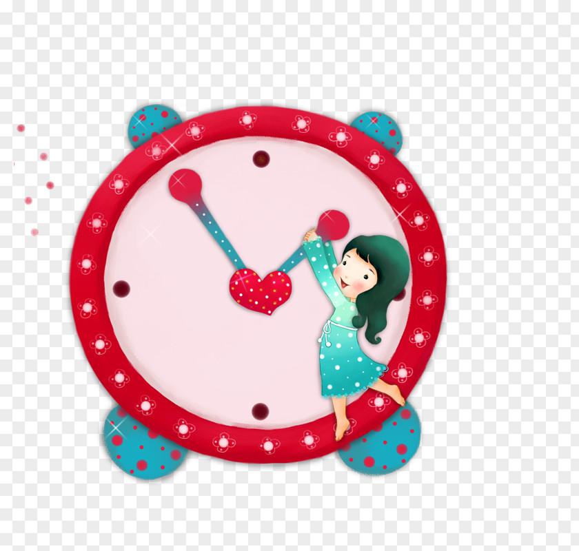 Cartoon Clock Holiday Eid Al-Fitr Alarm PNG