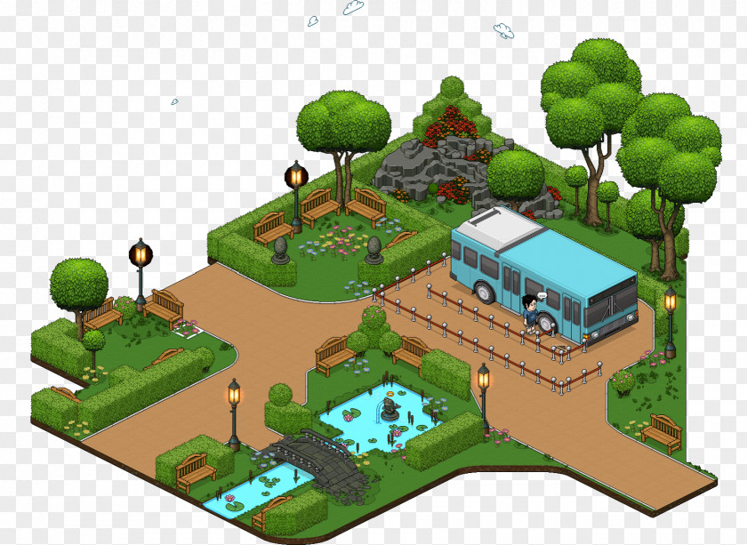 Park Habbo Sulake Room Game PNG