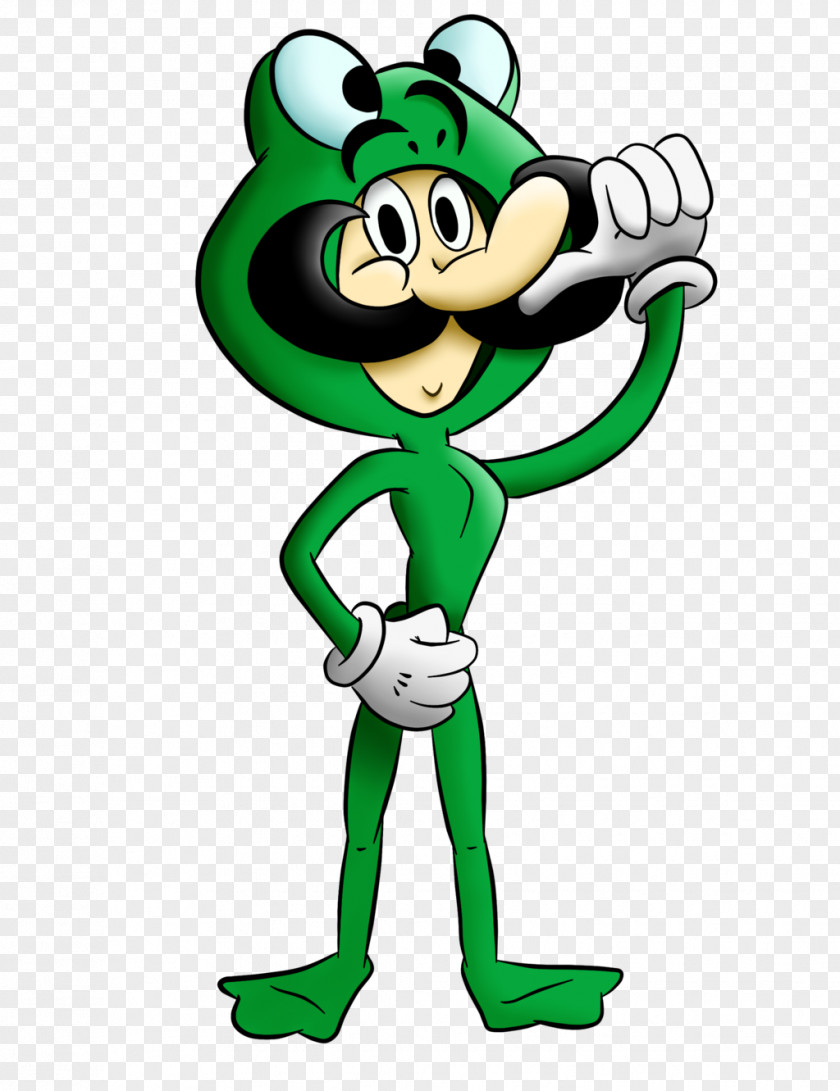 Frog Luigi Drawing Art Kirby Super Star Mario PNG