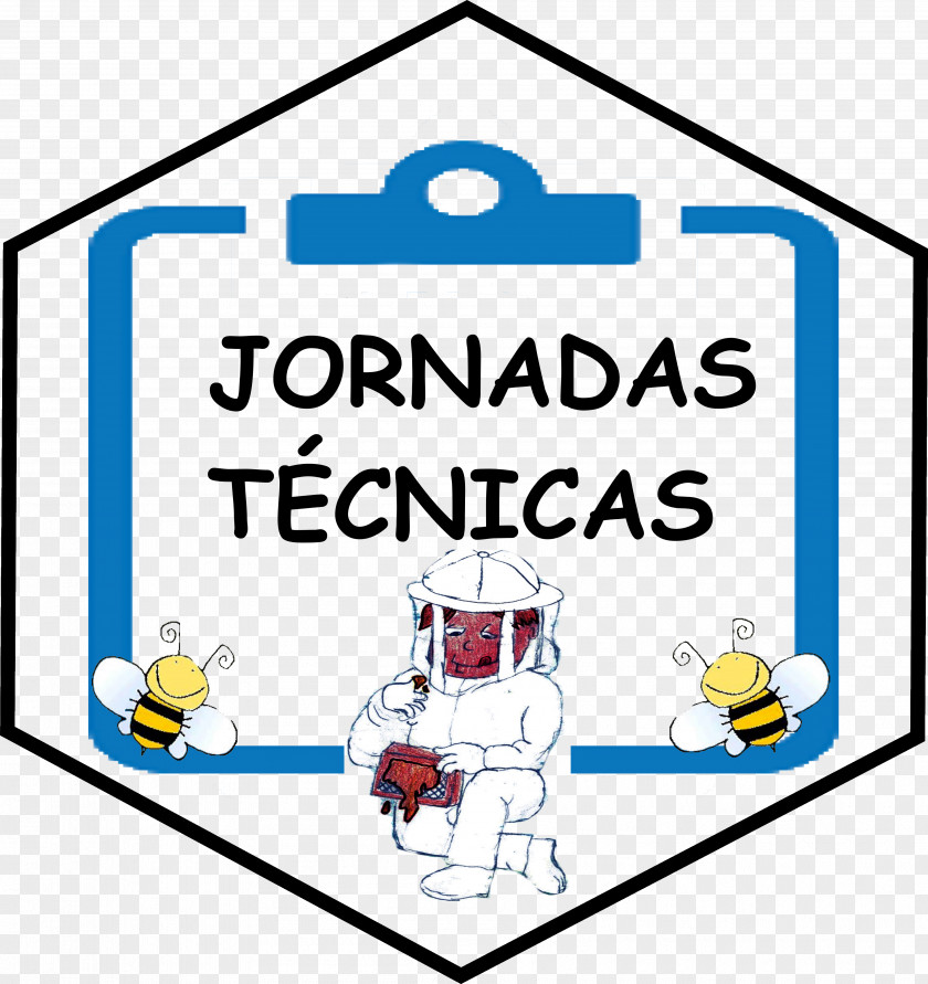 Hexagon Logo Beekeeping Estand Beehive Technique PNG