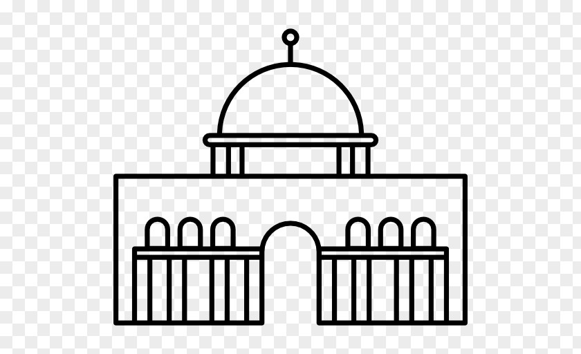 Building Dome Of The Rock Clip Art PNG