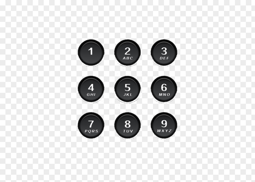 Phone Keypad Widget Star Of David Icon PNG