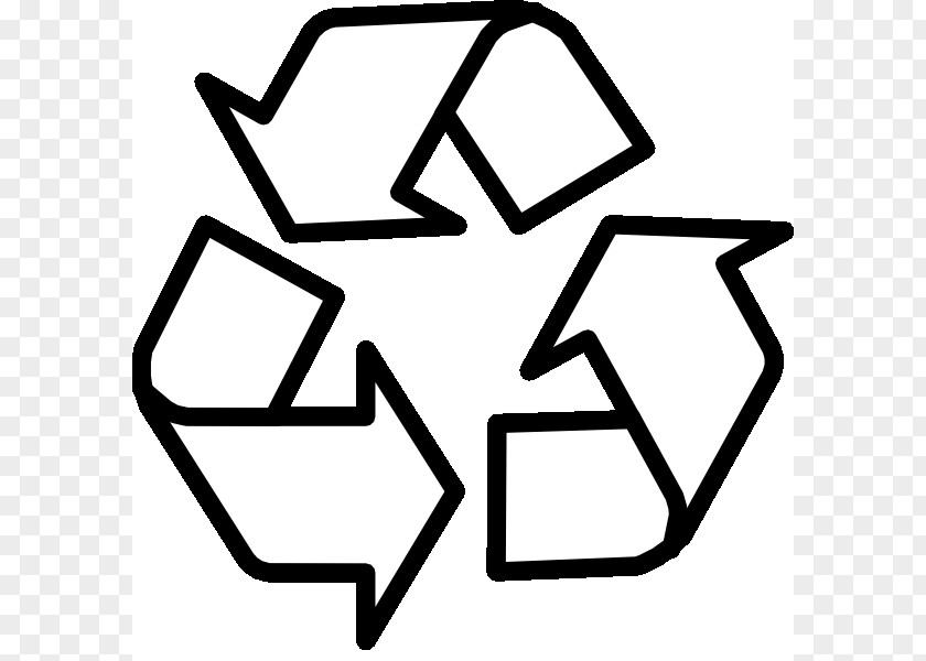 Recycling Symbol Printable Paper Bin Clip Art PNG