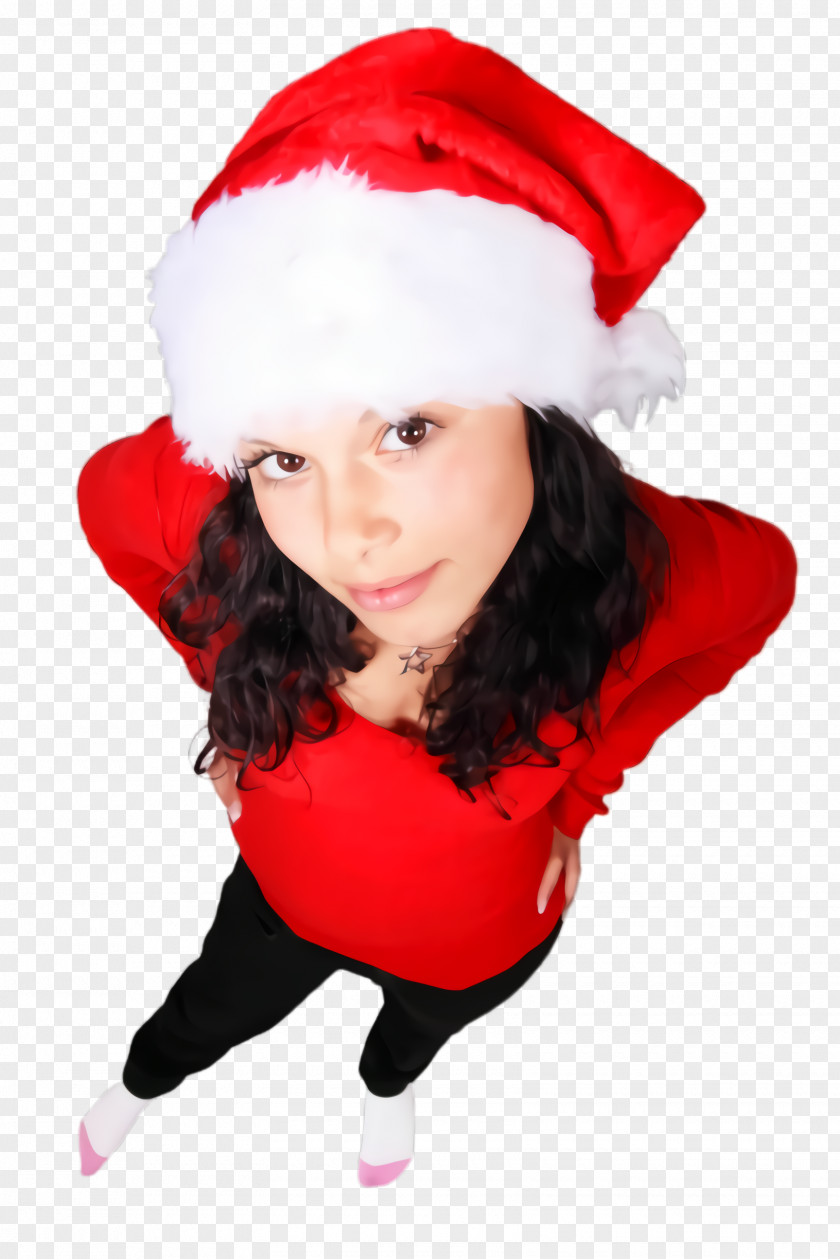 Smile Costume Santa Claus Hat PNG