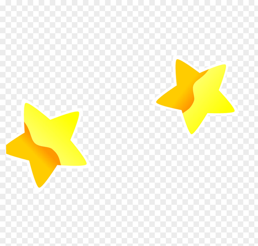 Star Fish Yellow PNG