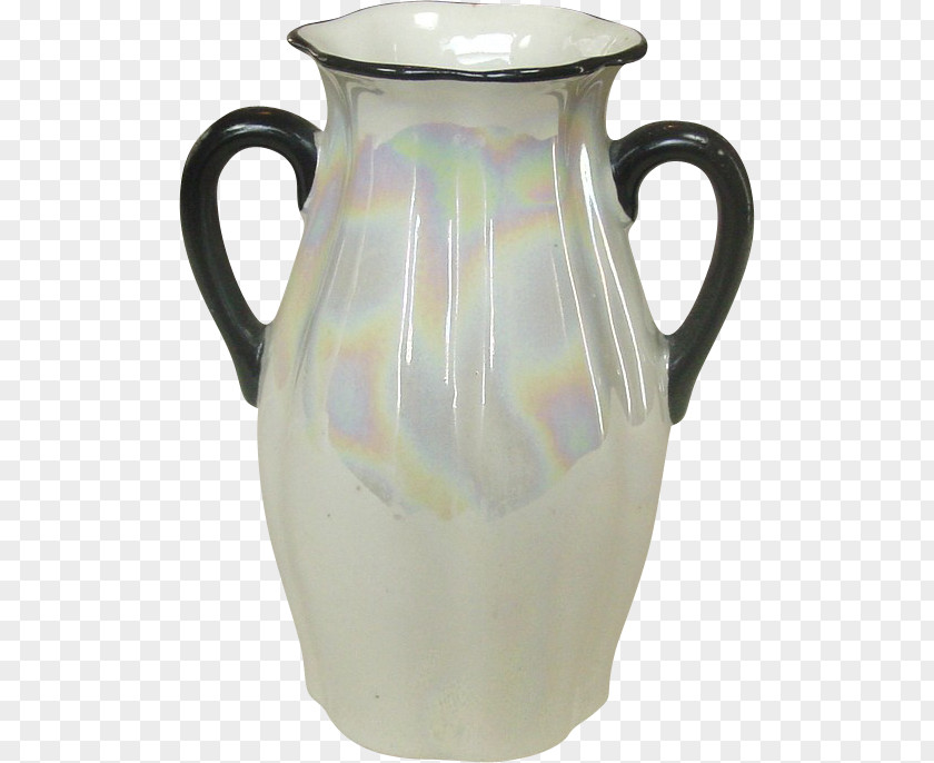 Vase Art Nouveau Jug Ceramic Deco PNG