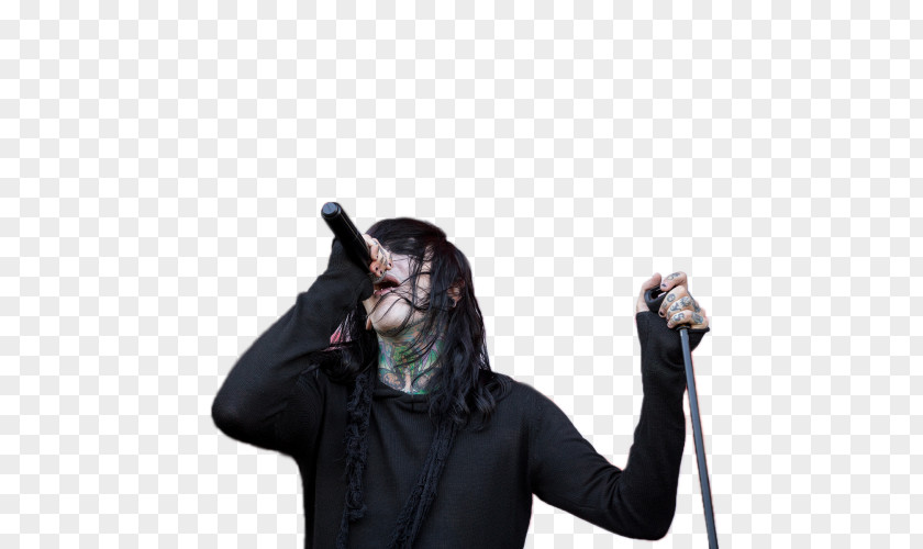 Cef Motionless In White Microphone .com Fan Edit PNG