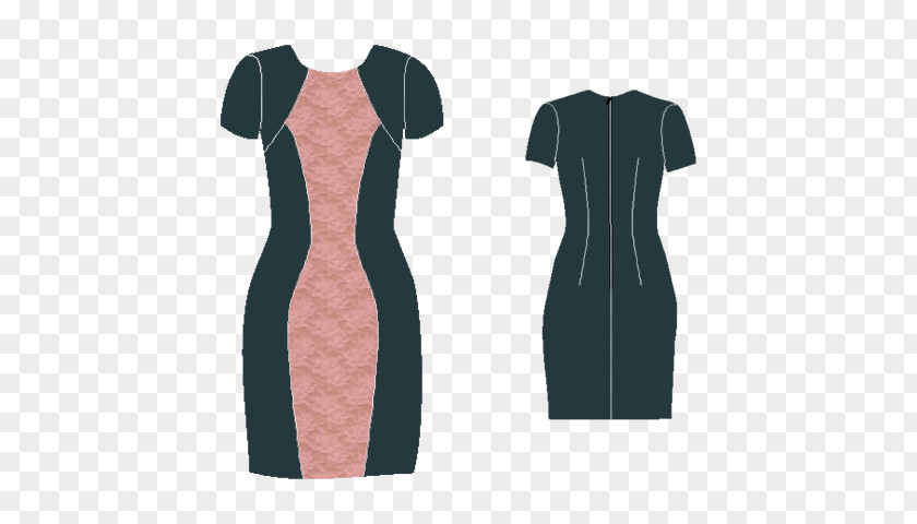 Dress Pattern Little Black Sewing Clothing PNG