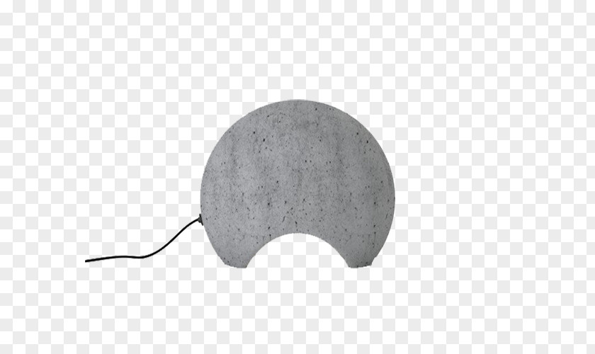 Gray Semicircular Lamp Material White Pattern PNG