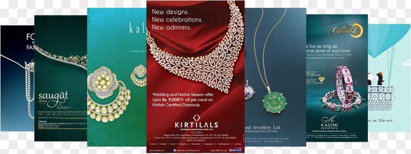 Unique Flyer Advertising Jewellery Brochure Design PNG