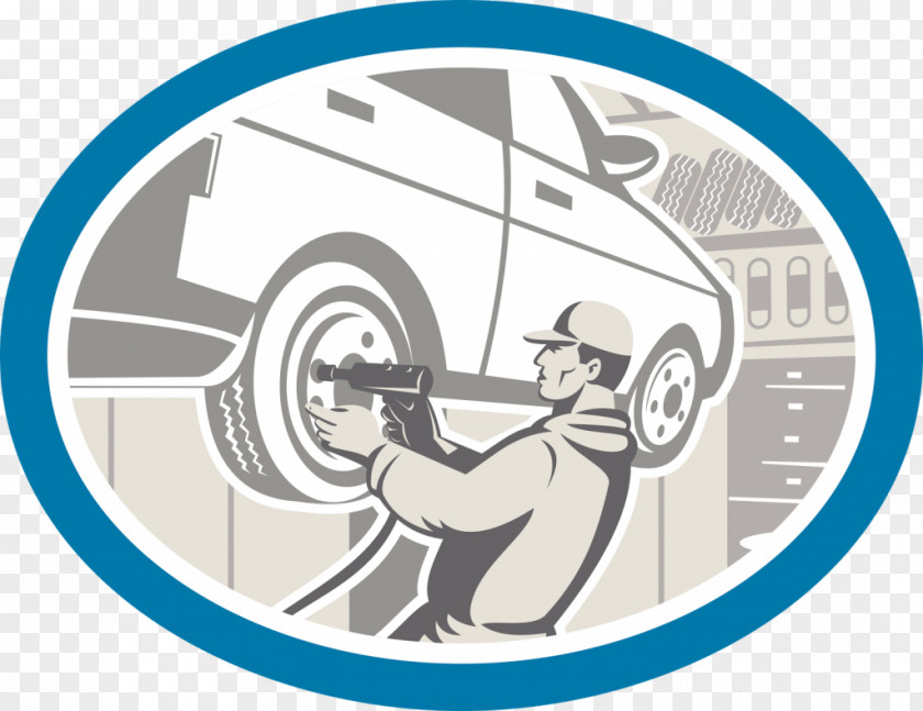Car Tire Auto Mechanic Automobile Repair Shop Maintenance PNG