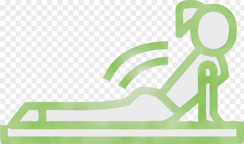 Green Line Font Logo PNG