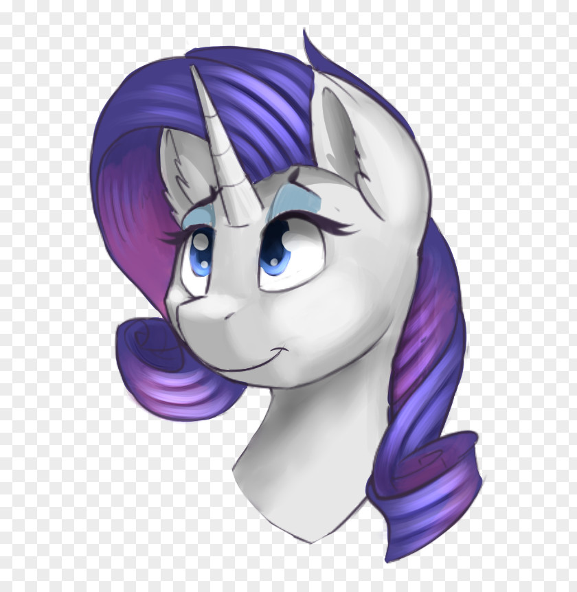 Horse Rarity Pony Whiskers Doodle PNG