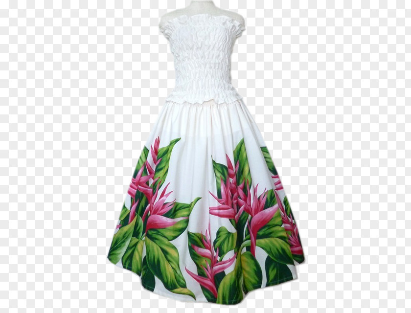 Hula Skirt Cocktail Dress Gown Shoulder PNG