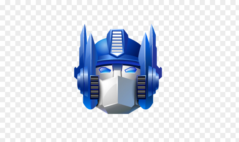 Cartoon Robot Transformers Head Optimus Prime Soundwave Icon PNG