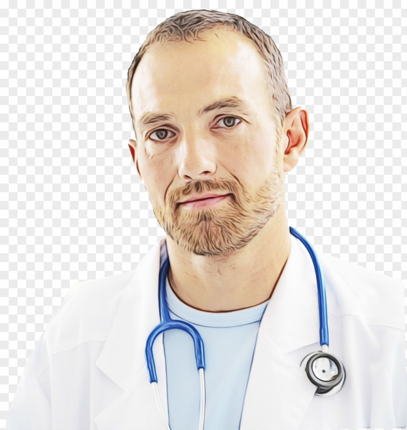 Moustache Beard Stethoscope Cartoon PNG