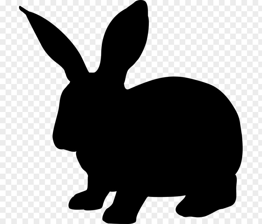Rabbits Vector Rabbit Silhouette Hare Clip Art PNG