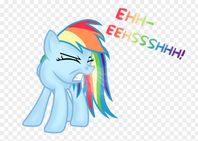 Rainbow Pony Dash Sneeze PNG