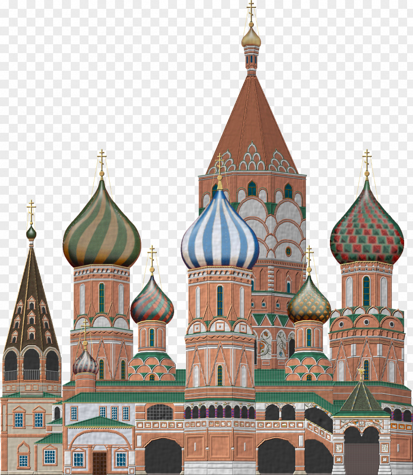 Cathedral Lenin's Mausoleum Saint Basil's Grand Kremlin Palace Spasskaya Tower Moscow PNG