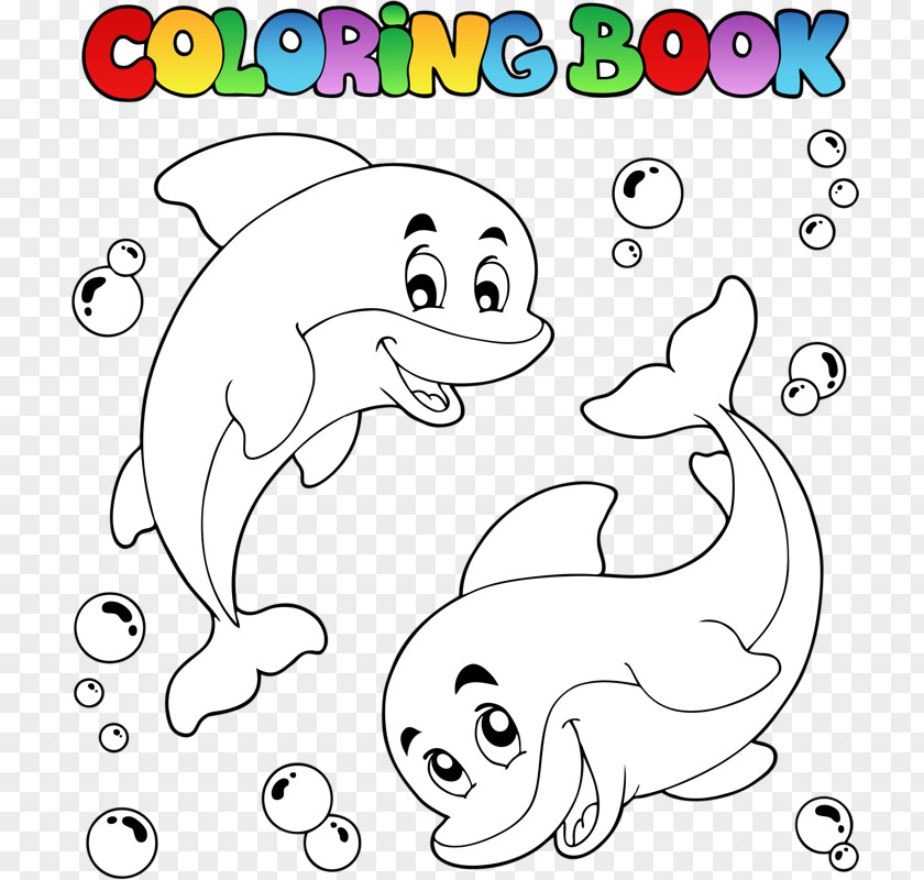 Dolphin Comics Black And White Clip Art PNG