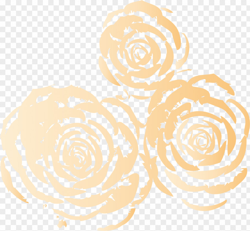 Gold Rose Pattern Beach Computer File PNG