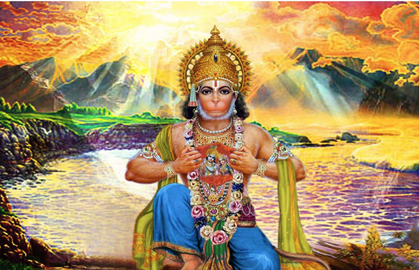 Hanuman Chalisa Rama Jayanti Bhakti PNG