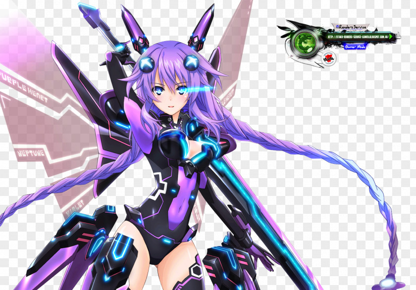 Purple Heart Hyperdimension Neptunia Mk2 Video Game PNG