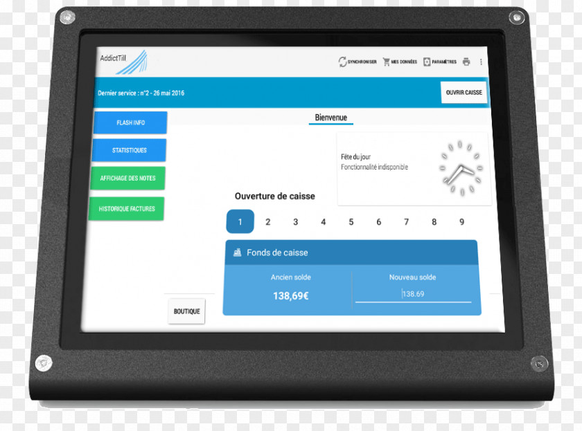 Addict Computer Software Cash Register Computerized Maintenance Management System Monitors Touchscreen PNG