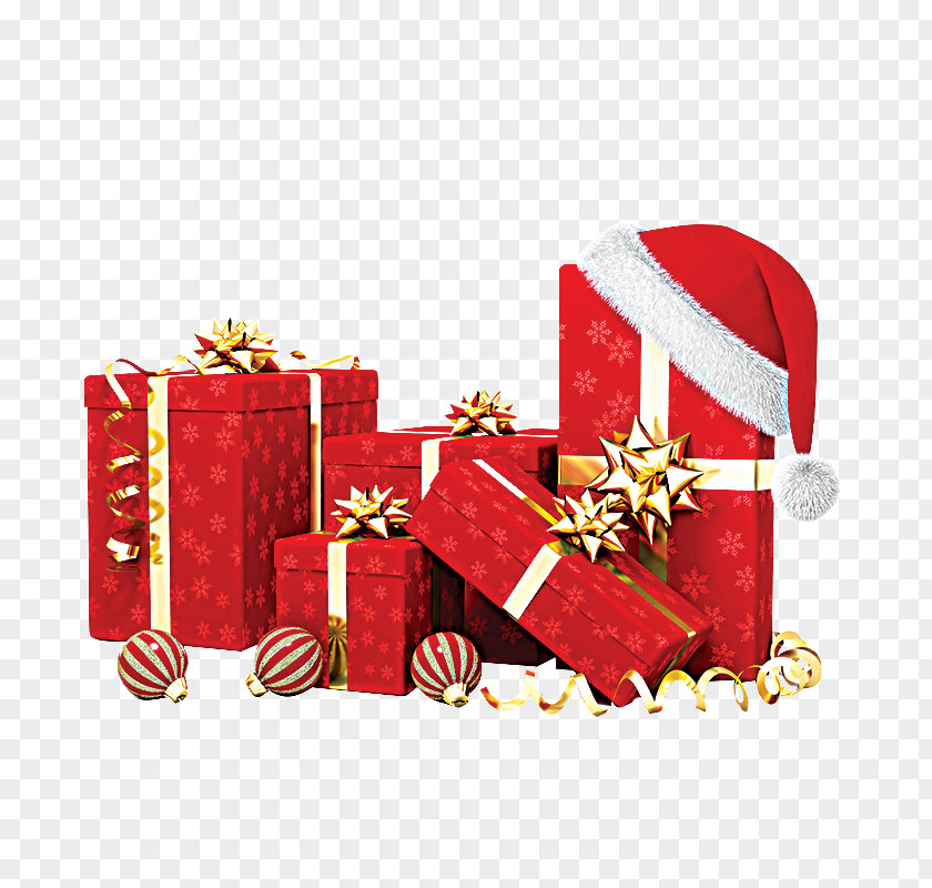 Gift Santa Claus Christmas Wrapping PNG