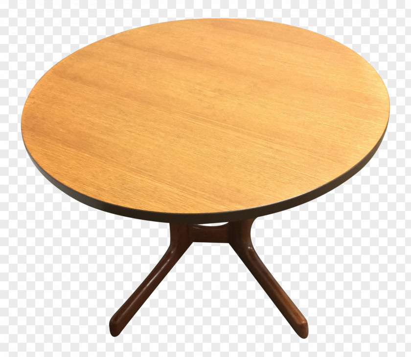 Oval End Table Wood PNG