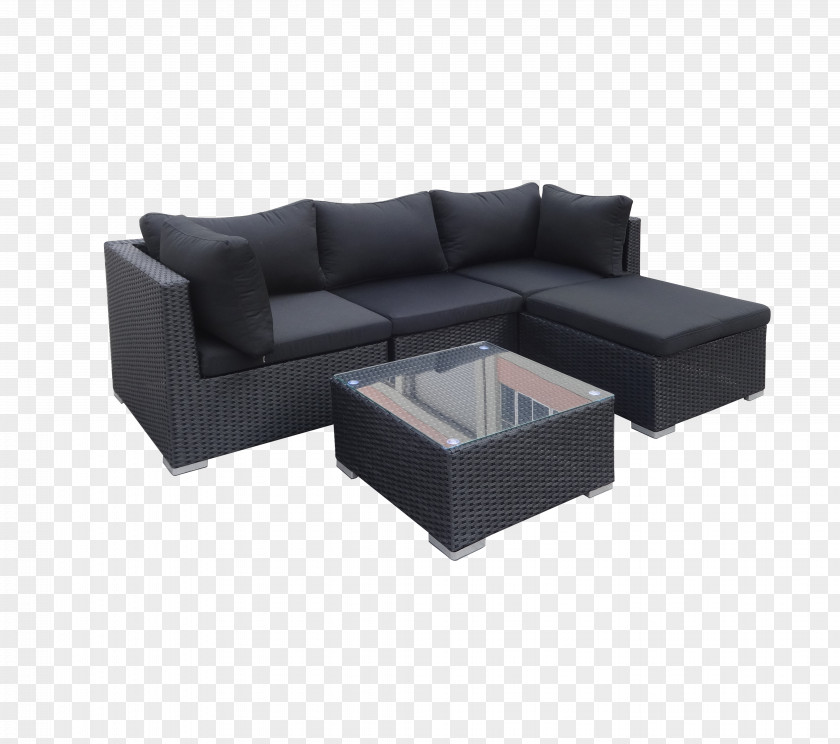 Chaise Long Table Couch Longue Sofa Bed Black PNG