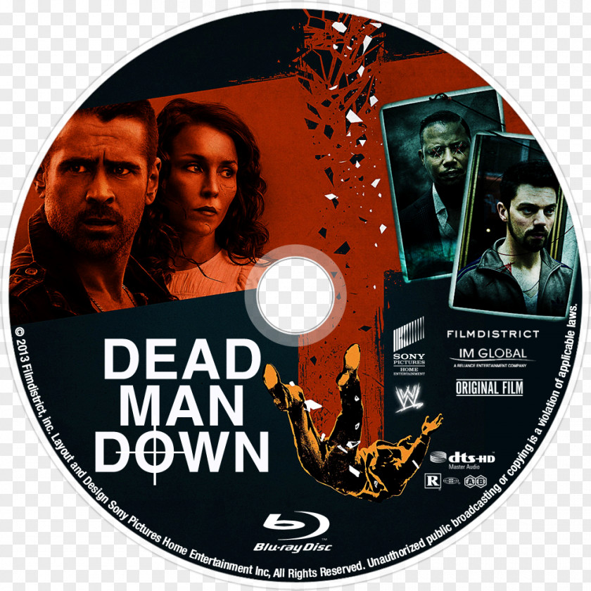 Dvd Colin Farrell Noomi Rapace Dead Man Down DVD Film PNG