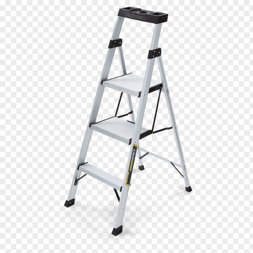 Ladder Aluminium Wing Enterprises, Inc. Tool The Home Depot PNG