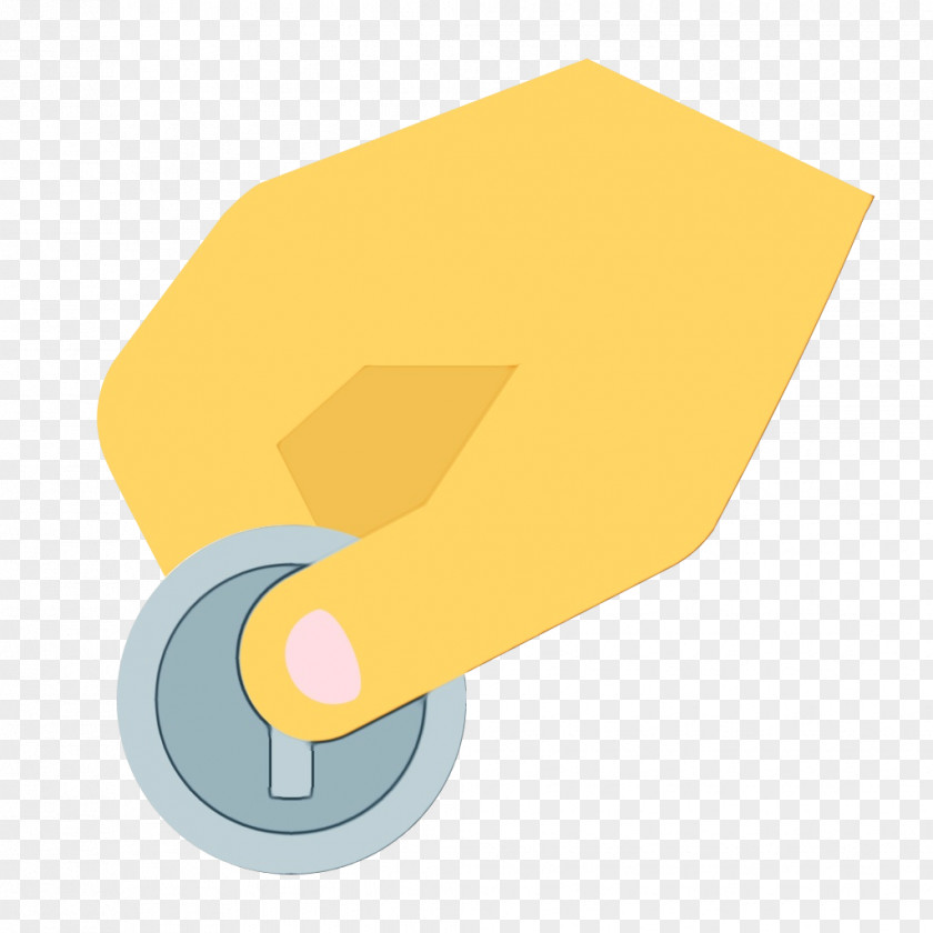 Yellow Wet Ink Circle PNG