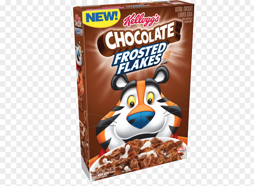 Chocolate Frosted Flakes Breakfast Cereal Corn Frosting & Icing Kellogg's PNG