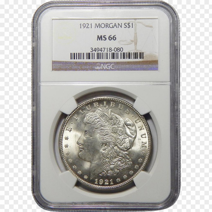 Coin Silver American Eagle Morgan Dollar PNG