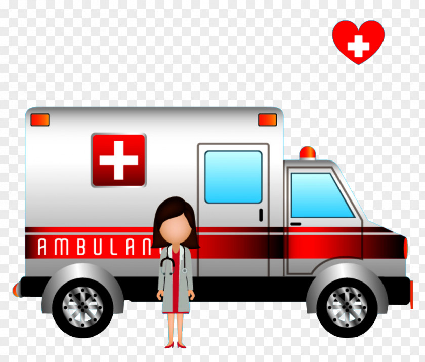 Doctor Ambulance Health Care Icon PNG